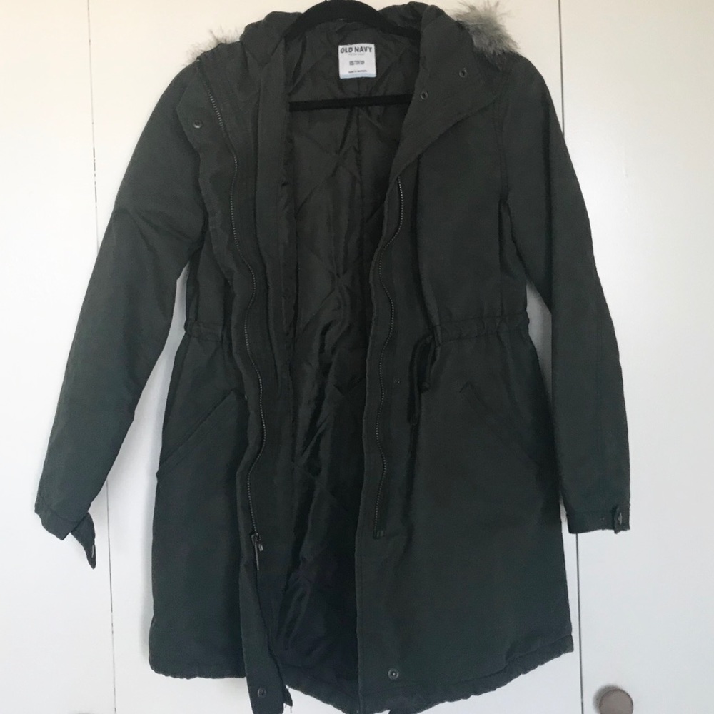 Old Navy Women's Olive Jacket-Size XS
